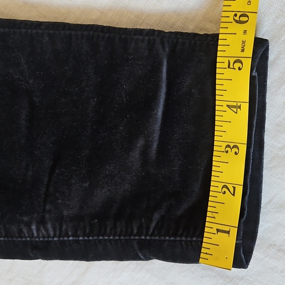 Universal Thread Black Velvet Velour High-Rise Skinny Pants Size 10/30R - Picture 15 of 17